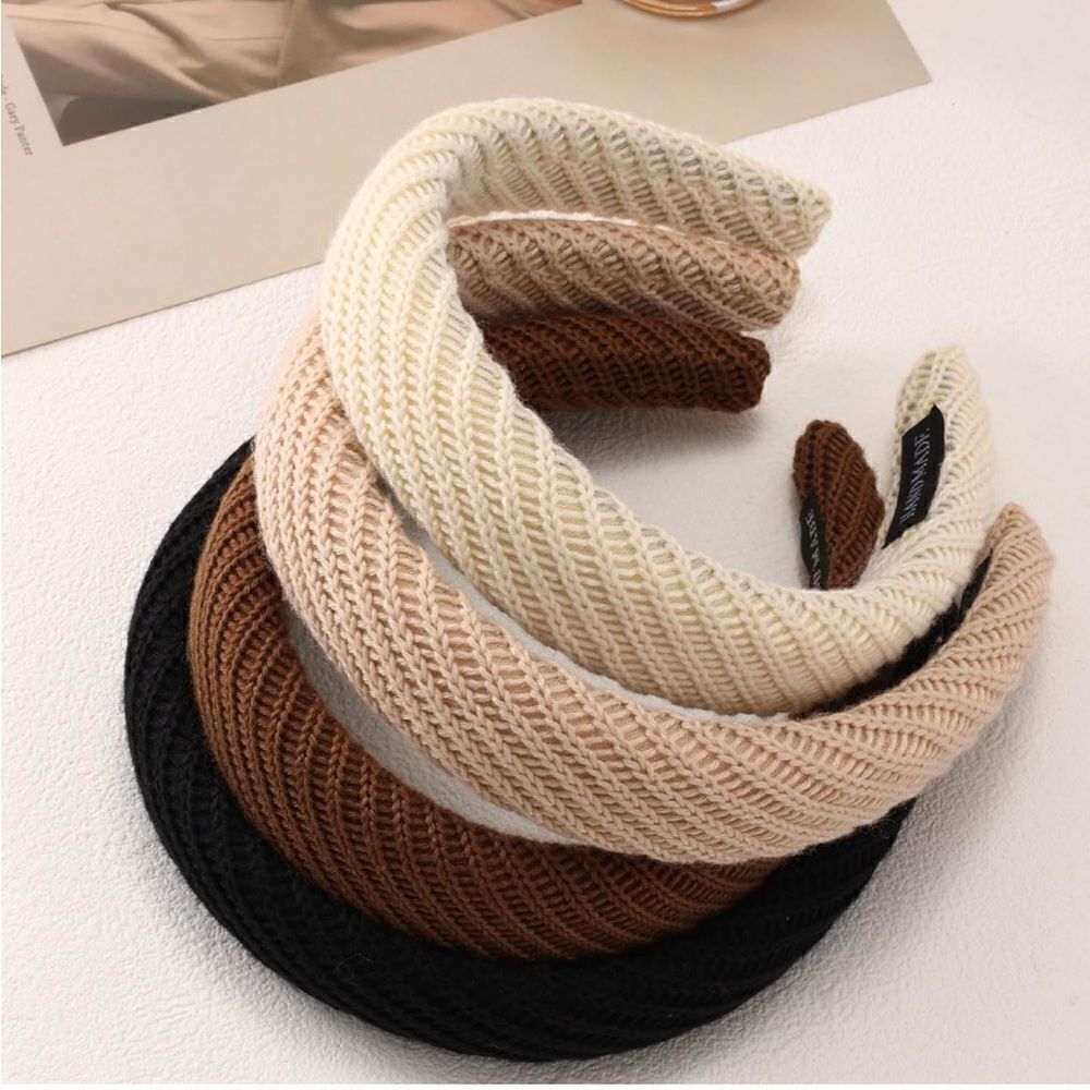 4pc Headband Set Neutral  - Picture 2 of 4